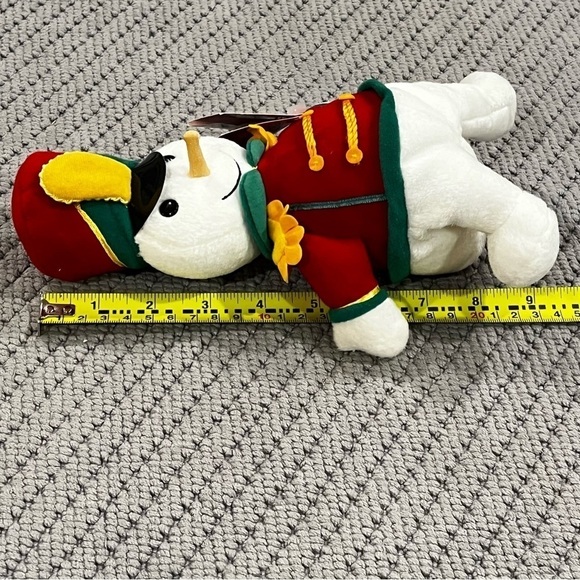 Tagged 1999 8" Snowden Plush Snowman Drum Major Ornament Christmas Beanie Target - Picture 13 of 13